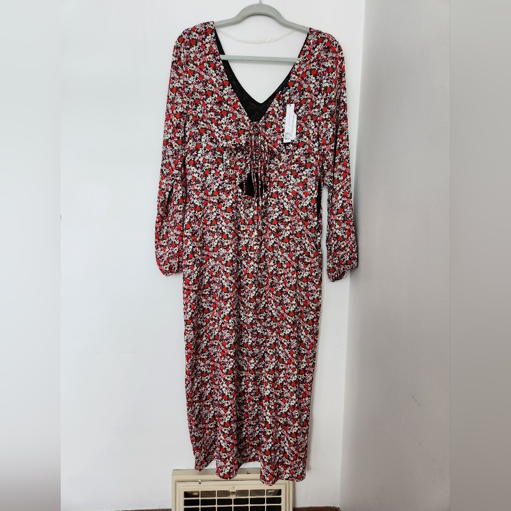 NWT Sanctuary floral midi dress Size 10